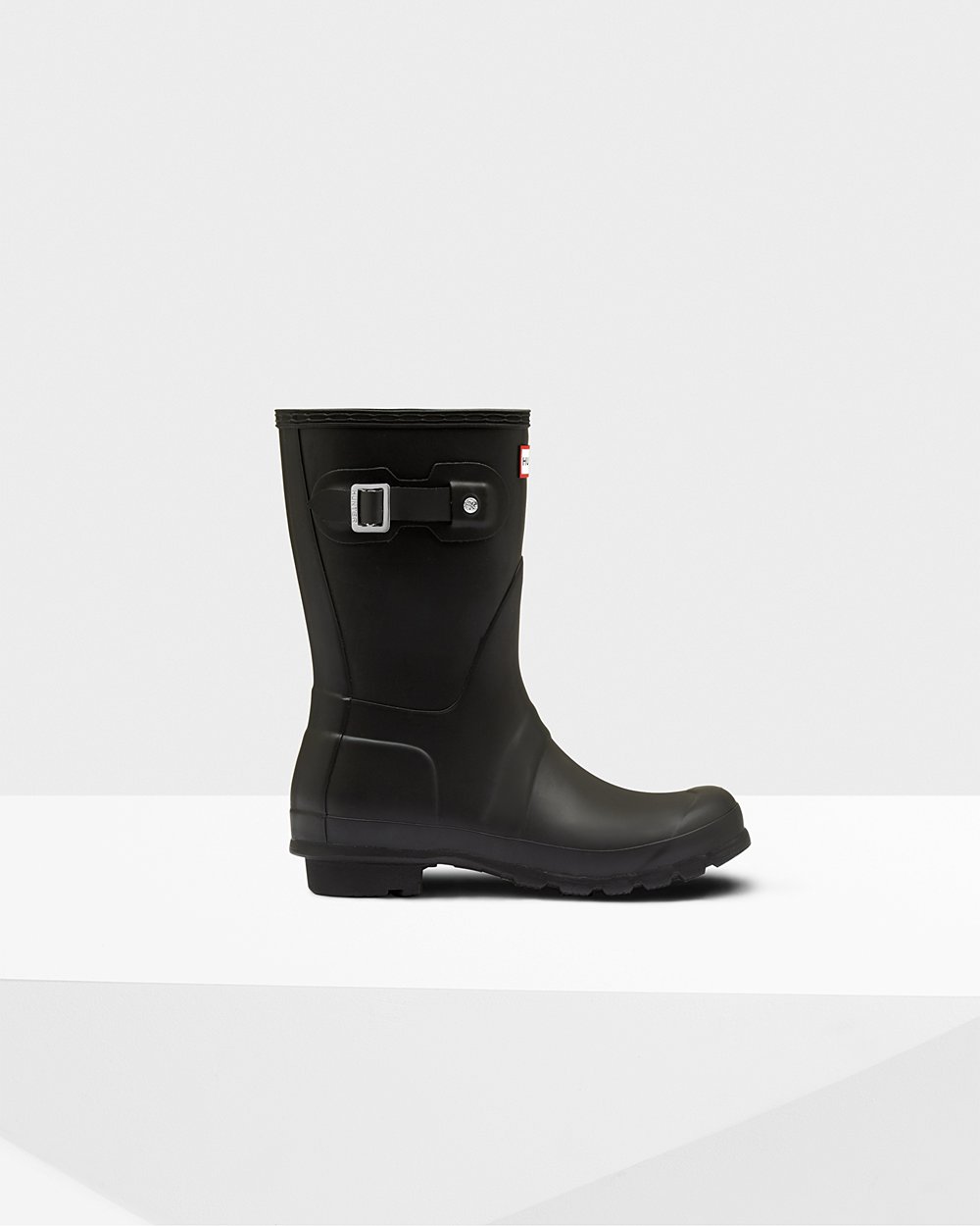 Womens Short Rain Boots - Hunter Original (47UFZPREA) - Black